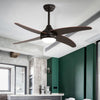 48 inch Ceiling Fan with Light Remote Control Indoor Ceiling Lamps 3 Wind Speeds