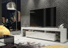 TV Unit 200cm Sideboard Cabinet | Cupboard TV Stand | White High Gloss Doors