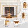 Large Spark Fire Guard Mesh Protector Large Flat 2 Doors Fireplace Screen Gate