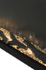 Electric 3 Sided Media Fire 40-100in Wall Insert LED Flames Fireplace Panoramic
