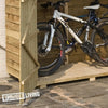 6x3 WOODEN GARDEN BIKE STORE OUTDOOR PENT BICYCLE SHED TOOL WALLSTORE STORAGE