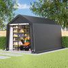 Outdoor Shed Equipment Shelter Cover Storage Bicycle PE Waterproof Steel Frame