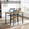 5PCS Dining Table Set Kitchen Table and Chair for 4 w/ Storage Rack Dining Room