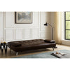 3 Seater Sofa Bed Faux Leather Or Fabric Chrome Metal Legs Sofabed Clic Clac