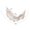 Boho Camping Hammock Outdoor Travel Double Person Hanging Hammock Rocking Bed UK