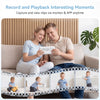 2K 2.4GHz WiFi Baby Monitor, Phone App & 5'' Screen Control, Smart Night Light