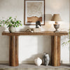 160cm Farmhouse Console Table, Narrow Wooden Entryway Sofa Table for Living Room