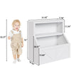 Kids Storage Bookshelf Wooden Unit Children's Toy Shelves Organiser