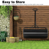 63L Water/Sand-Filled Sod Roller Metal Push Lawn Roller Tow-Behind Lawn Roller