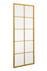 Extra Large Gold Window Garden Wall Mirror 59 x 24" 150 x 60cm MirrorOutlet