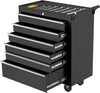 Rolling Tool Chest Metal Tool Box w/ Wheels Tool Cabinet 6 Drawer Tool Cart