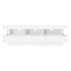 Modern 160 cm High Gloss TV Stand Cabinet with LED Lights for 55 / 65 Inch TV