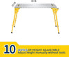 30"x20" Foldable Welding Table 350LB Capacity Steel Workbench Adjustable Angle