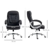 VINSETTO High Back Executive Office Chair Swivel Computer Desk Seat Cushioned