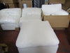 Dusk Cairo 3 seater sofa chaise - Vanilla - feather filled - Ex display