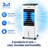 Portable Air Conditioner Evaporative Air Cooler Fan Ice Packs Air