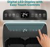 Portable Air Conditioner 25L Evaporative Cooler 1700CFM Ice Packs 60° Timer