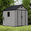 16x8 12x8 8x8FT Plastic Garden Tool Storage Shed Outdoor Lockable Bike Bin House