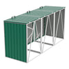 Large 3 Wheelie Bin Storage Metal Store Cover Garden Rubbish Dustbin Shed House