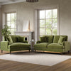 Olive Green Velvet Love Seat - Payton SOF164