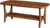 Solid Wood Coffee Table, 47.24” Modern Rectangle Center Table for Living Room