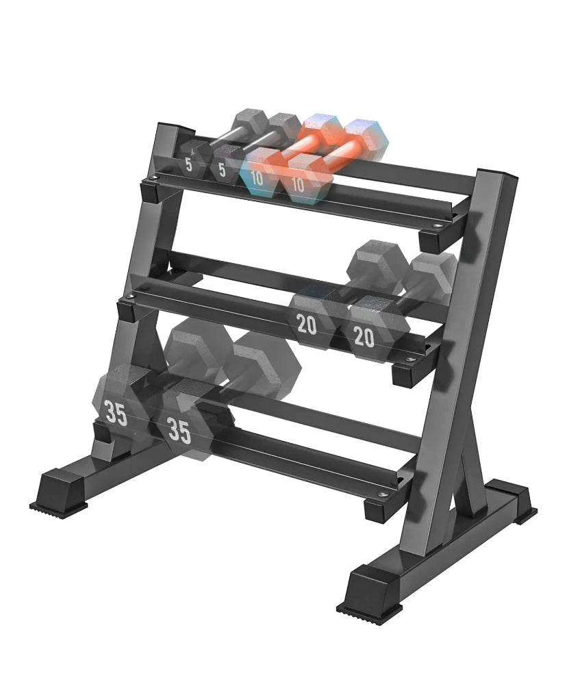 Dumbbell Rack Stand Weight Storage Organiser For Home Gym Weight Rack ...