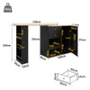 EXTENDABLE BAR TABLE DINING TABLE KITCHEN ISLAND WITH STORAGE FOR DINING ROOM