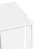 Minimalist White TV Cabinet 180cm with Doors, Storage Drawers & Solid Wood Legs