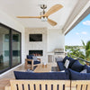 VONLUCE 52" Modern Ceiling Fan w Light & Remote 6 Speeds Reversible Motor 132cm