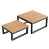Garden Lounge Set w/ Coffee Tables, Corner Sofa Recliner Chairs, Patio Furniture