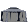 3 x 4m Aluminium Gazebo Marquee Canopy Pavilion Patio Party Tent