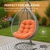 Hanging Egg Chair Cushion for Garden, Outdoor Swing Chair Seat Pad Cushion Round