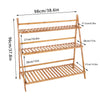 Multiple Flower Plant Pot Stand Folding Ladder Display Shelf Garden Storage Rack
