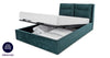 DFS Granville Airforce Blue Velvet Super King Ottoman Storage Bed RRP £699