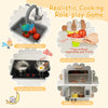Kids Corner Kitchen Playset Wooden Cooking Toy Toddlers Play Kitchen Pretend