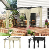 3 x 3(m) Metal Pergola with Retractable Roof and Sidewalls, UPF30+ Refurbished