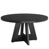 Round Dining Table for 4, 47-Inch Farmhouse Circle Kitchen Table for Dinner Room