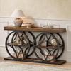 Industrial Side Table Narrow Small End Table with 3-Tier Storage for Living Room