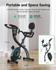 MERACH 4 in 1 Foldable Stationary Exercise Bike with Exclusive APP for Home Gym