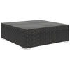 Outdoor Lounge Set 24 Pieces Poly Rattan Garden Sofa Seat Brown/Black