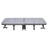 3FT Folding Single Padded Bed Frame Sleep Lounge Sleeper Leisure Guest w/ Wheels