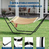 Universal Double Hammock Stand 550LBS Outside Fits 9 to 14 FT Hammocks Black
