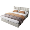 Super King Bed 180x200cm w/ LED Lighting, Hydraulic Storage & USB Charging, Grey