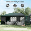 6m x 3m Garden Gazebo Marquee Canopy Party Tent Canopy Patio Green