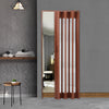 6/10mm Kitchen Bathroom PVC Concertina Accordion Door Bi Folding Sliding Panels