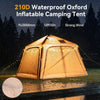 Inflatable Tents Blow Up Tent Waterproof Air Glamping 4 - 6 Person w/Pump