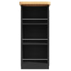 Extendable Dining Bar Table, with Storage Cabinet Cupboard & 3 Tier Spice Rack