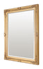 60x80cm Bevelled French Style Living Room Wall Mirror Gold - Rennes