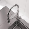 Modern Mono Pull Out Kitchen Mixer Tap Dual Spout Spray Single Lever Chrome