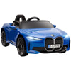 BMW i4 Licensed 12V Kids Electric Ride-On Car w/ Remote Control - Blue